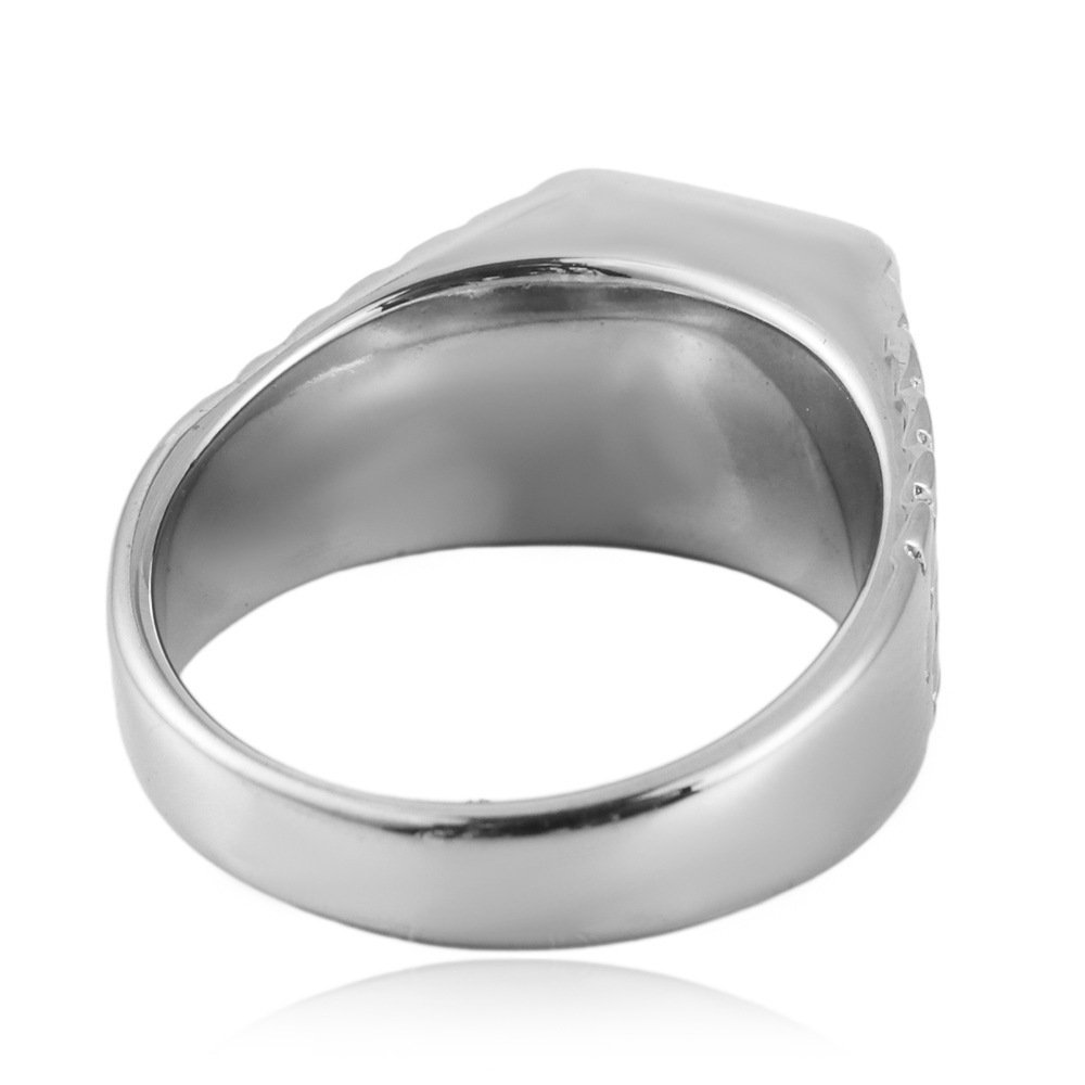 Titanium - Stone Personality Square Ring - Image 6