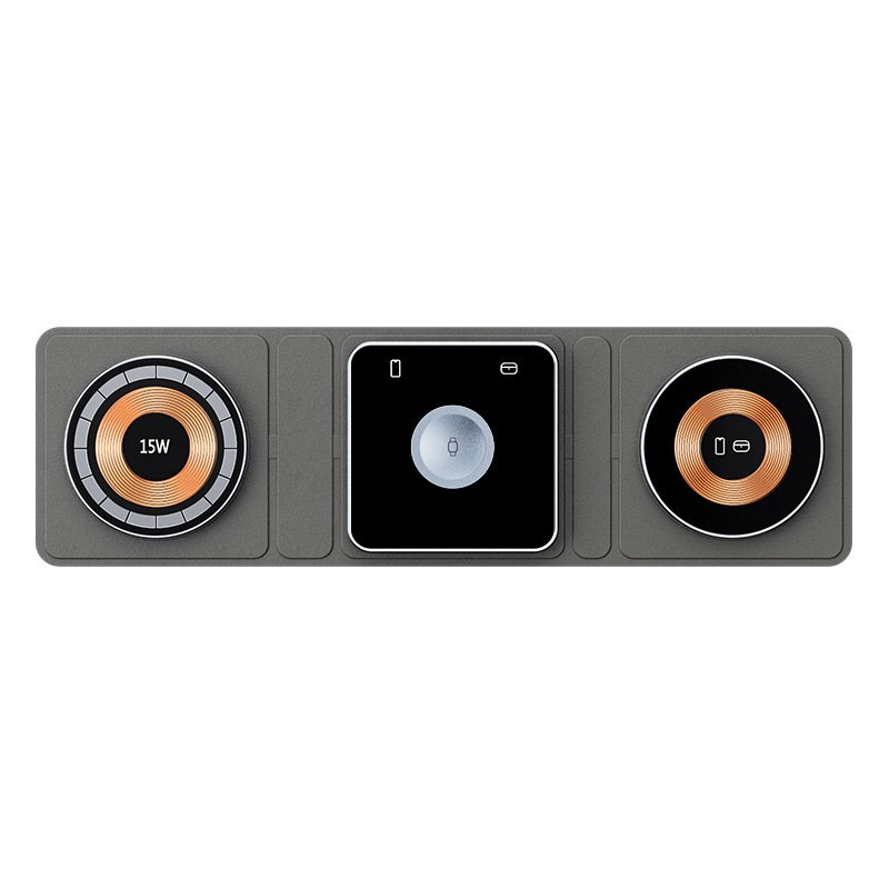 Three‑Device Magnetic Wireless Charger Dock - Image 8
