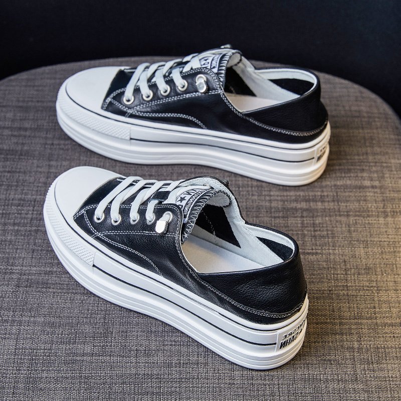 Children's Leather Height Boost Sneakers - Image 4