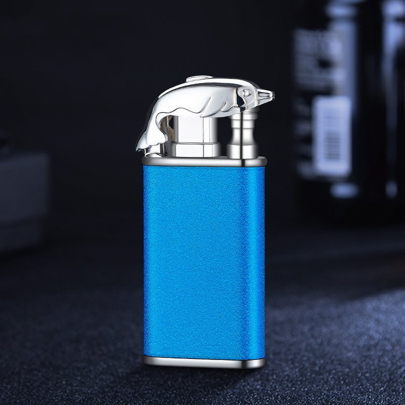 Windproof Flame Double Fire Metal Lighter - Image 6