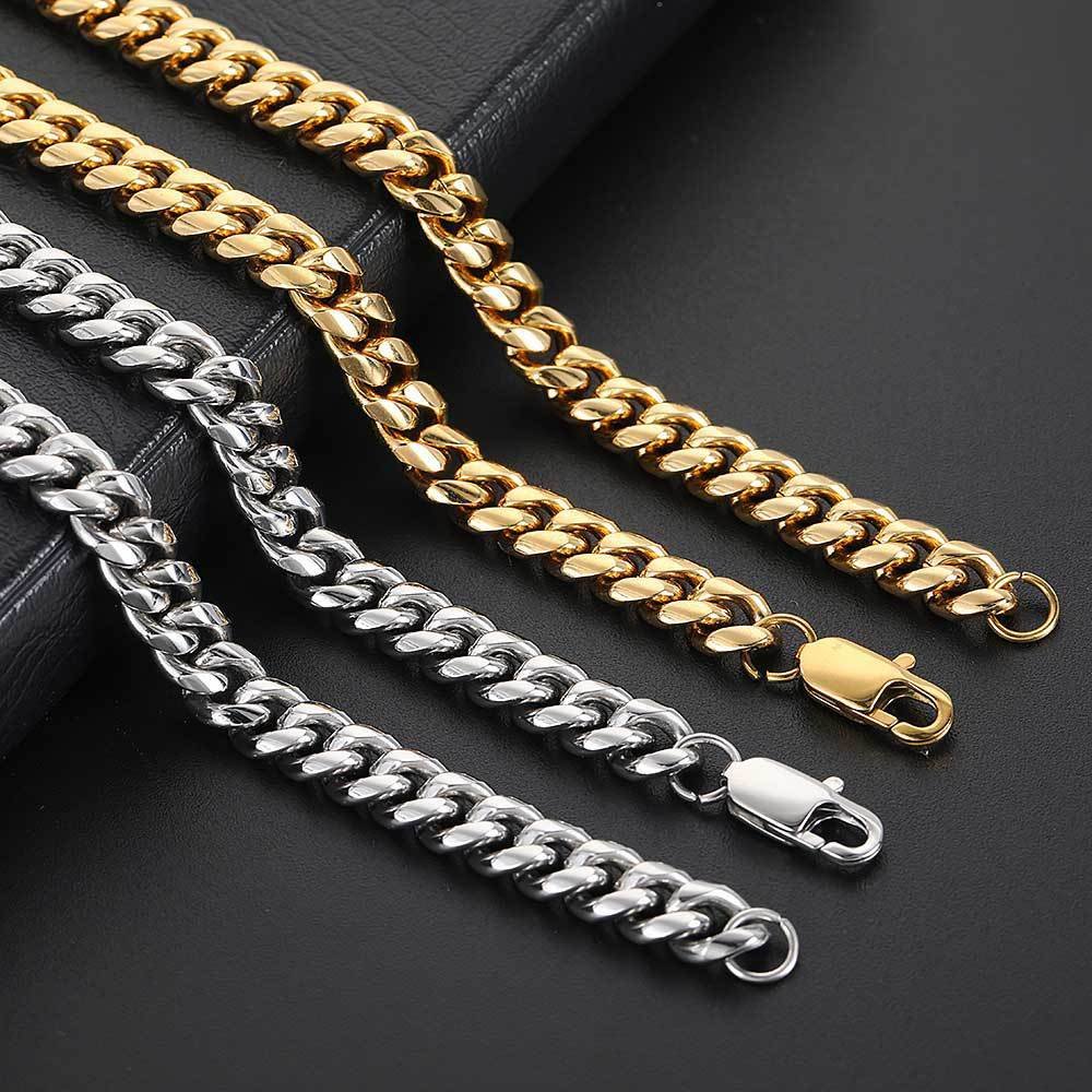 Hip Hop S-Steel Necklace Buckle Bracelet - Image 5