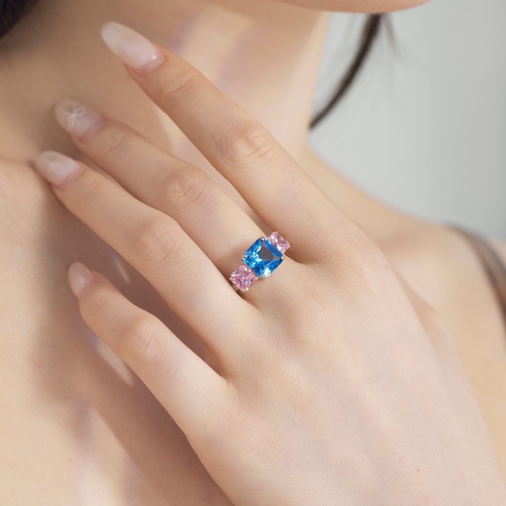 Fashionable Design Sterling Silver Ring