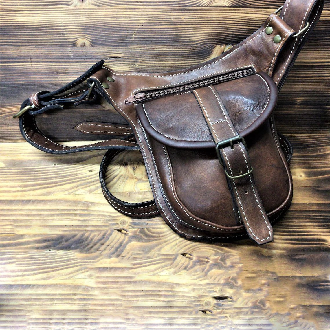 Bikers Cell Phone and Belongings Waist Bag - Image 6
