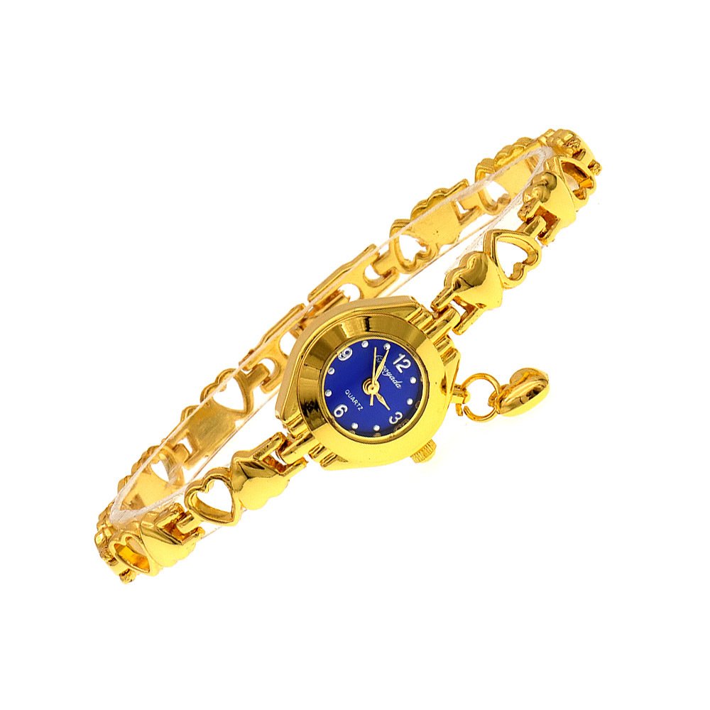 Hollow Heart Solid Bracelet Quartz Watch - Image 6