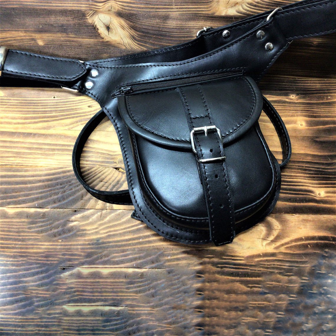 Bikers Cell Phone and Belongings Waist Bag - Image 5