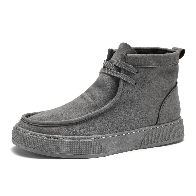 Retro Casual Suede High Top Men's Shoes - Image 5