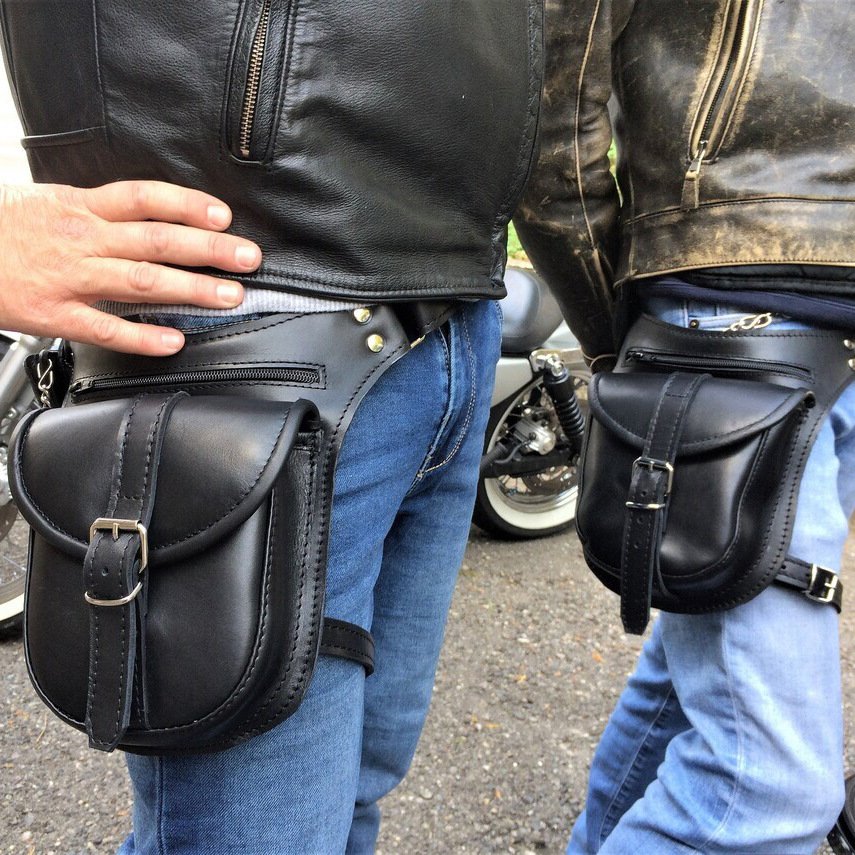Bikers Cell Phone and Belongings Waist Bag
