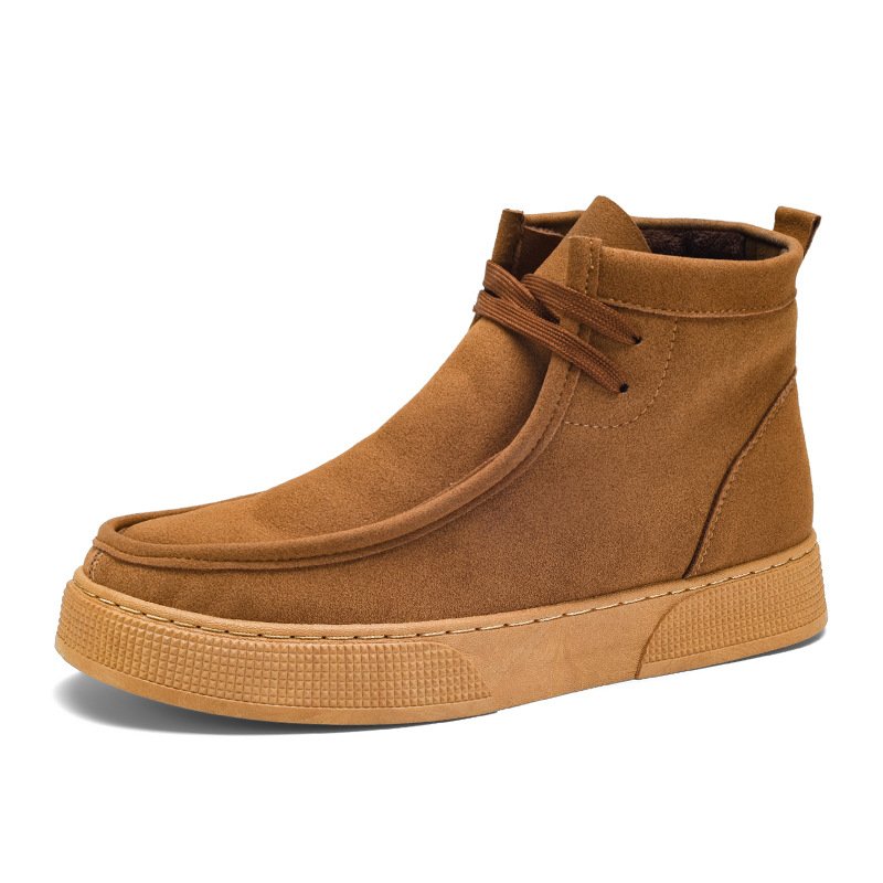 Retro Casual Suede High Top Men's Shoes - Image 6