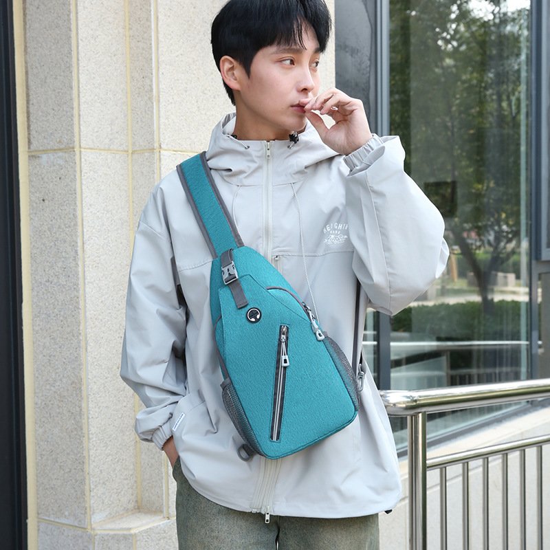 Unisex Canvas Shoulder Crossbody Bag - Cool - Image 7