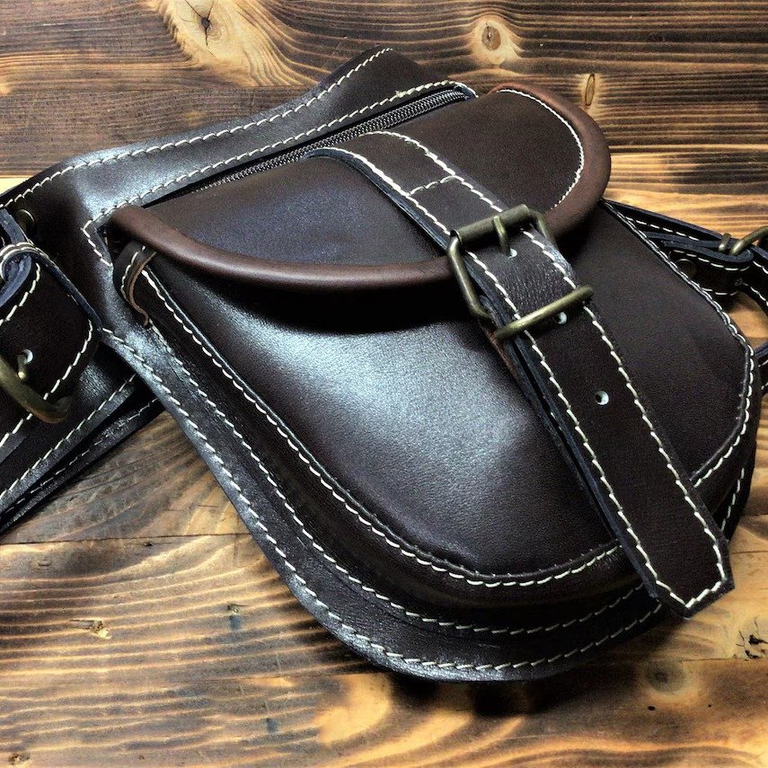 Bikers Cell Phone and Belongings Waist Bag - Image 4