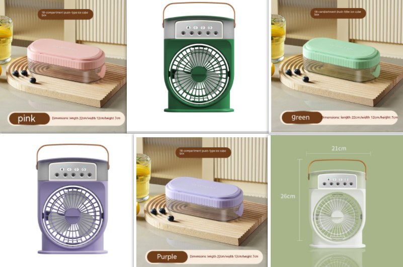 Portable USB Air Conditioner Cooling Fan - Image 9