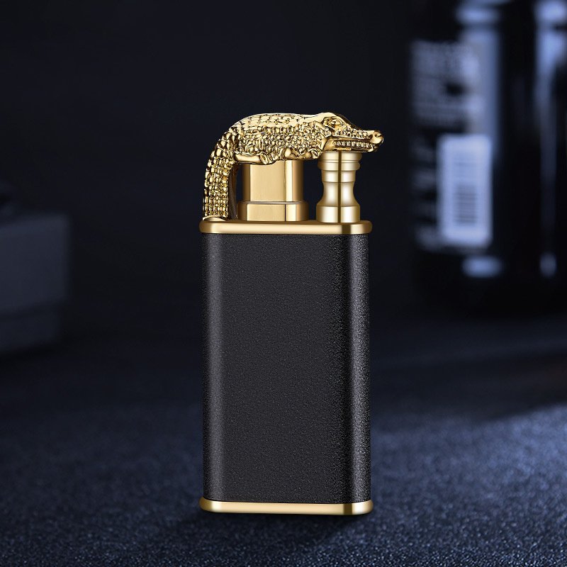 Windproof Flame Double Fire Metal Lighter - Image 9