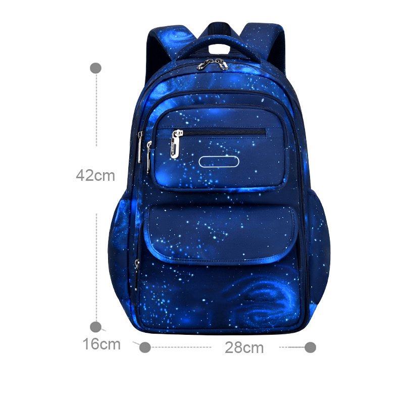 Stylish Large Storage Nylon School Backpack - Image 8