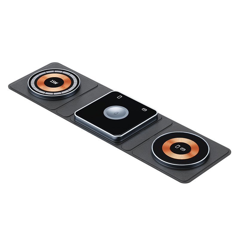 Three‑Device Magnetic Wireless Charger Dock - Image 6