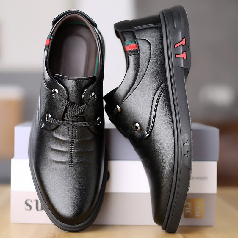 Soft Leather Casual Round Toe Leather Shoes - Image 7
