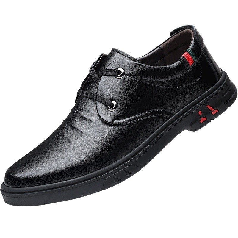 Soft Leather Casual Round Toe Leather Shoes - Image 9