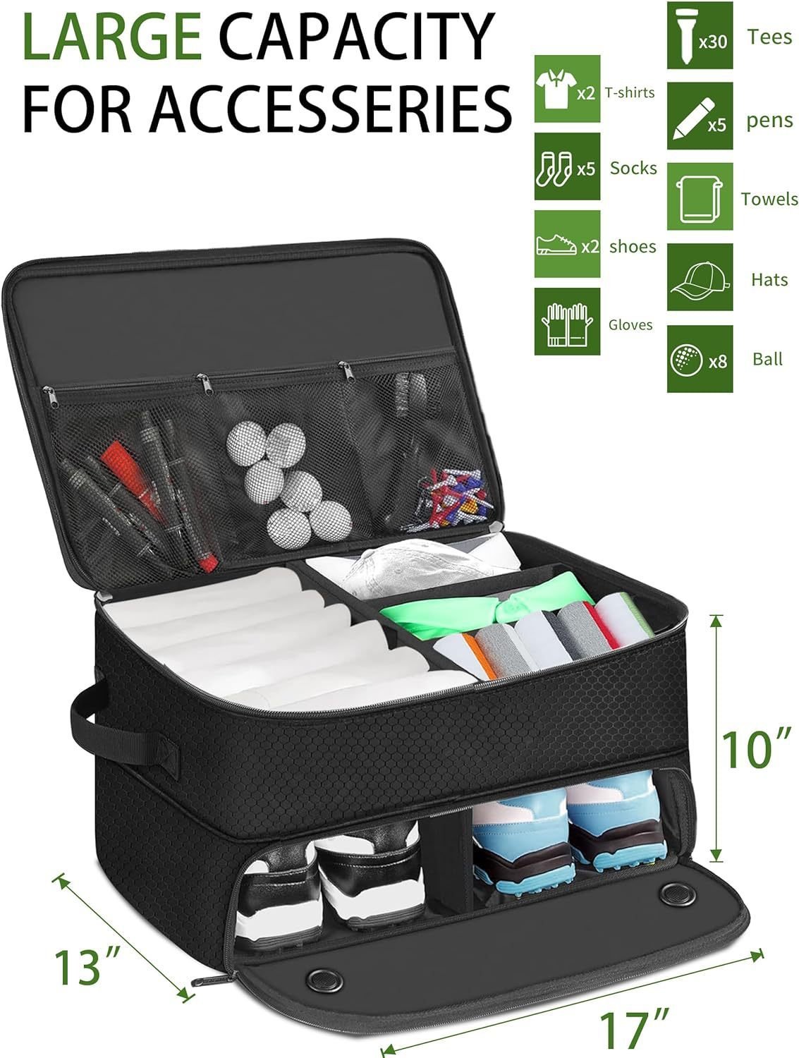 Waterproof Golf Trunk Storage Box Bag - Image 2