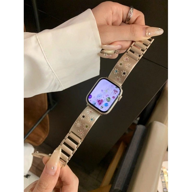 Ladies Smart Watch Vivid Crystals Bracelet - Image 3