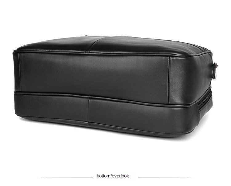 Real Napa Leather Briefcase Handbag for Men - Image 10