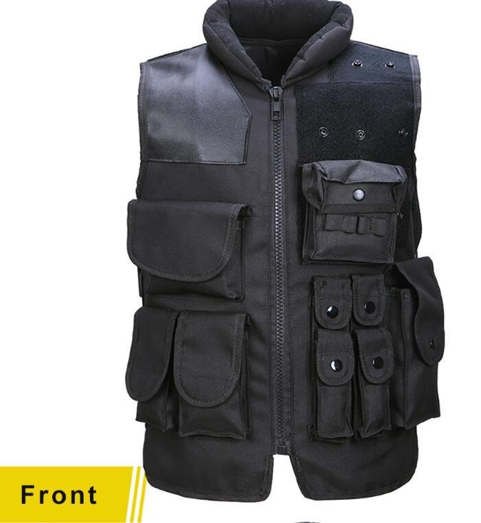 Men's Tactical-Military Hunting Black Vest - Image 4