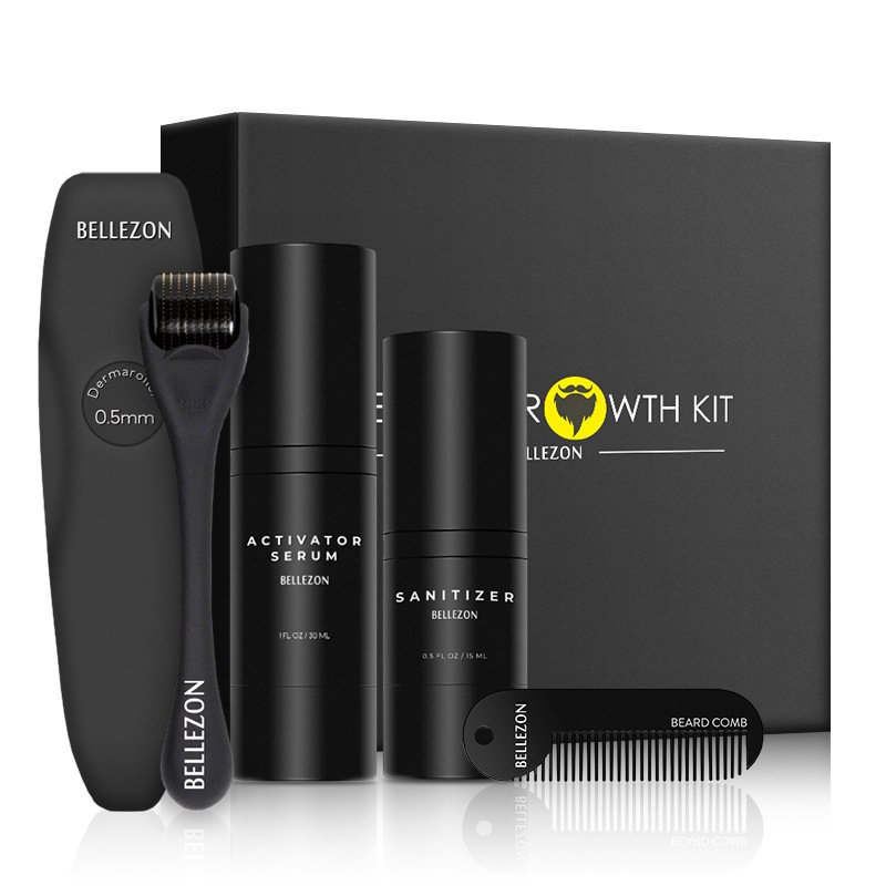 Beard Growth Liquid Beard Care Grooming Set - Image 7