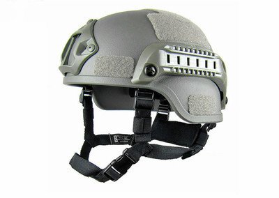 Tan Helmet with Side Accessory Attachments - Image 2