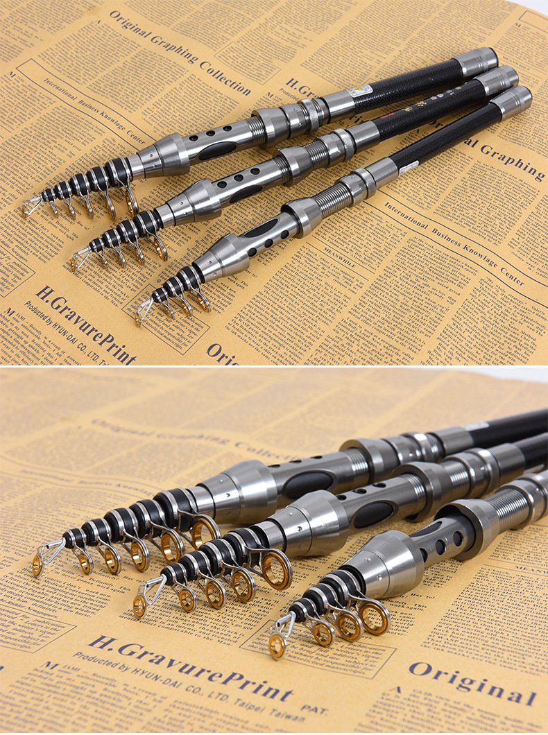 Telescopic Carbon Fiber Travel Fishing Rod - Image 4