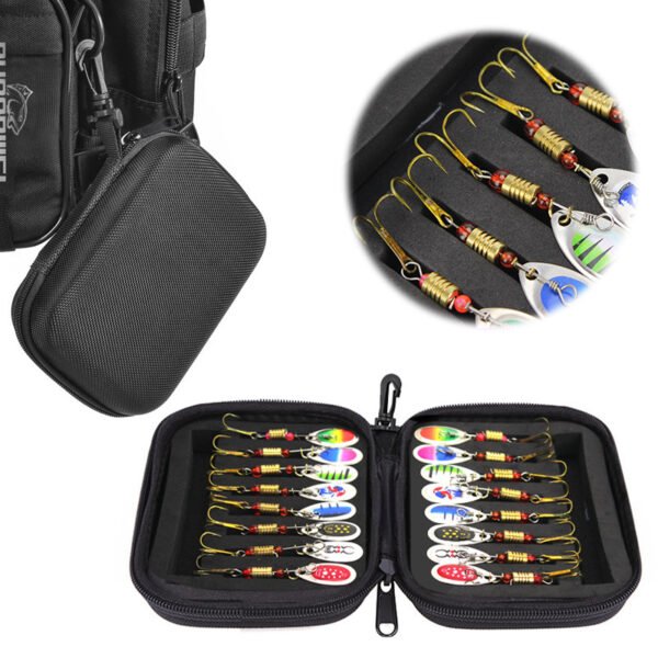 Rotating Composite Sequin Set Fly Hook Fishing Bait Small Bag External Bag Fishing Tackle Bag - Image 4