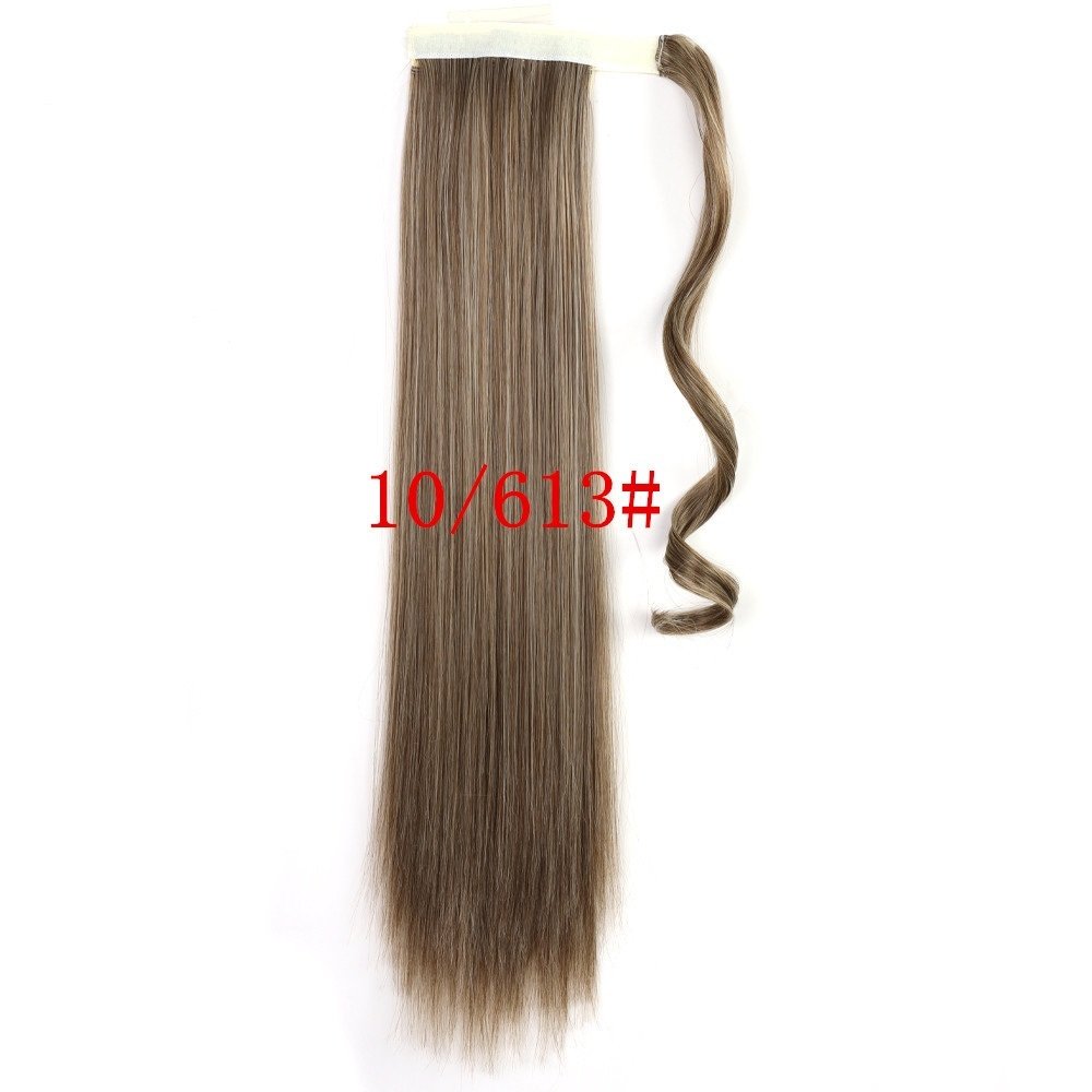 Heat Safe Straight Wrap Ponytail Extension - Image 7