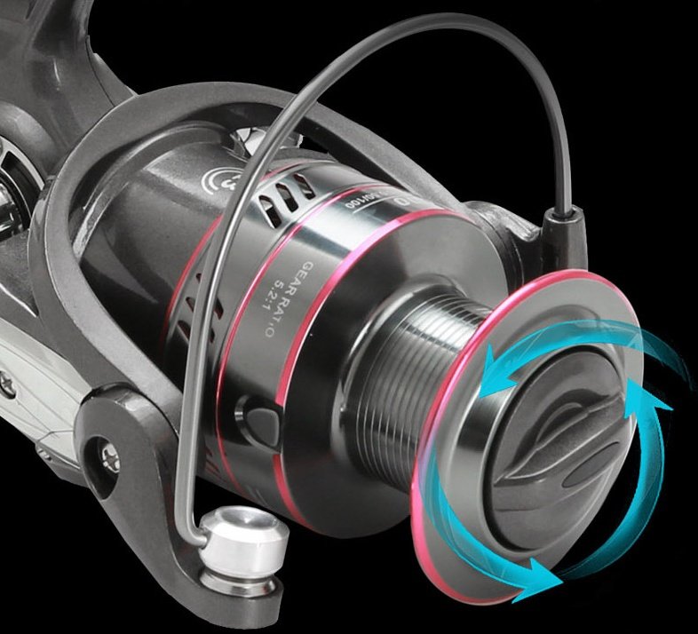 HQ Durable Full Metal Spinning Fishing Reel - Image 3