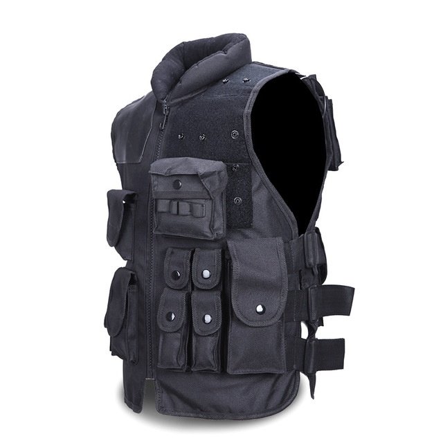 Men's Tactical-Military Hunting Black Vest