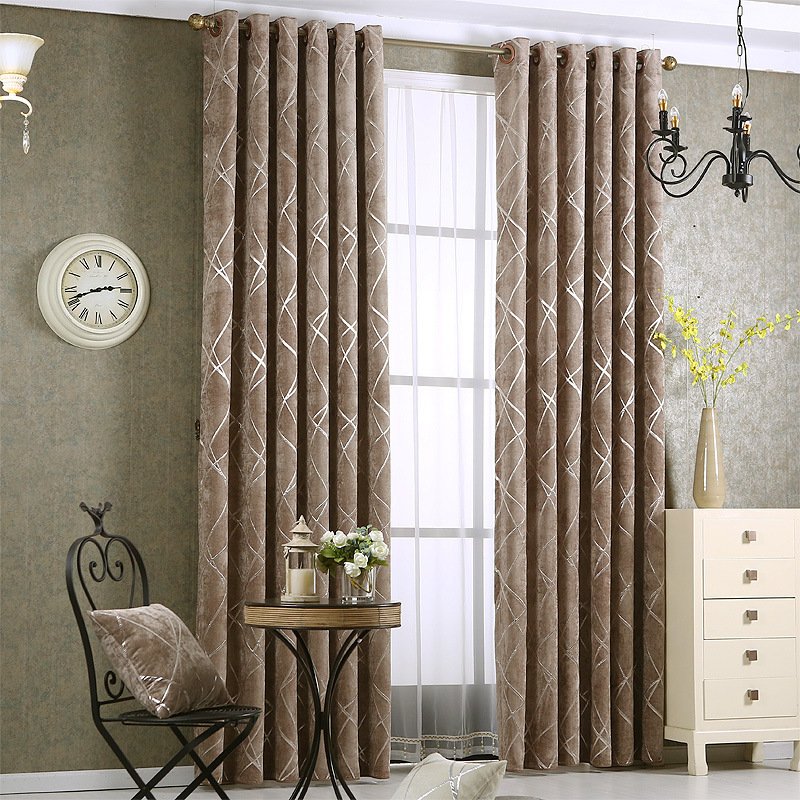 Living Room Chenille Blackout Curtains - Image 5