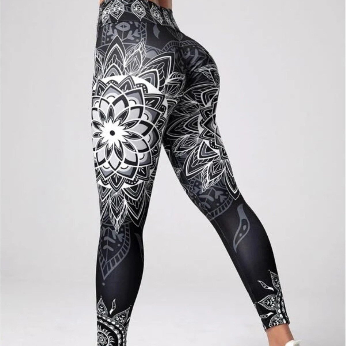 Cool Pattern Slim Yoga Leggings for Women