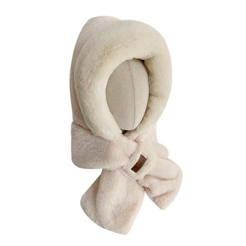 Winter Cold Fleece-Lined Hat, Cap, Scarf - Image 2