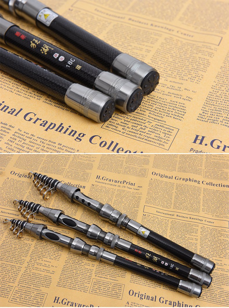 Telescopic Carbon Fiber Travel Fishing Rod - Image 6