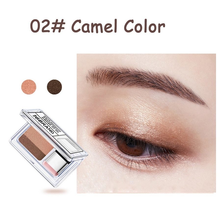 Double Color Glitter Eyeshadow Palette - Image 5