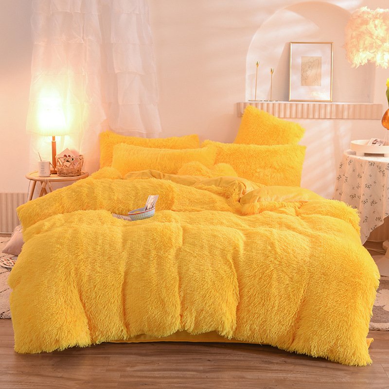 Winter Plush Fleece Bedding Set Queen King - Image 2
