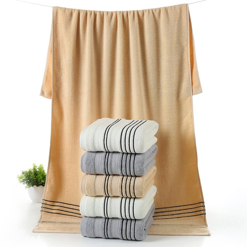 Household Pure Cotton Bath Towel Luxe Set - Image 4