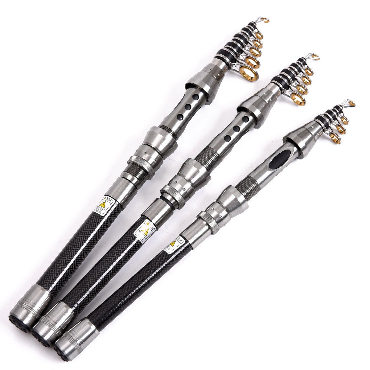 Telescopic Carbon Fiber Travel Fishing Rod - Image 3