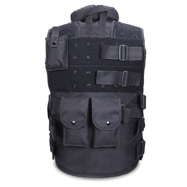 Men's Tactical-Military Hunting Black Vest - Image 8