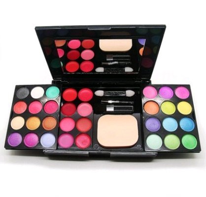 39-Color Makeup Box with Eyeshadow & Blush - Image 4
