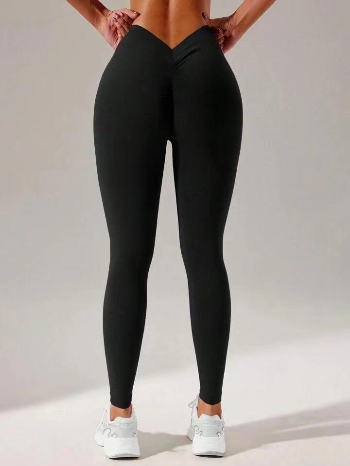 Women's V-Waist Hip-Lift Training Tights - Image 10