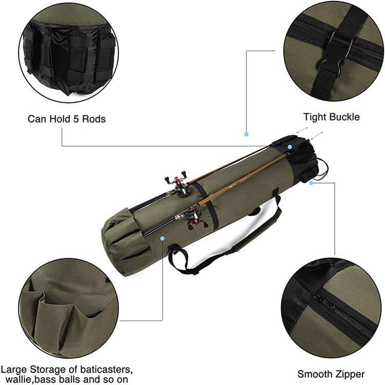 Multifunctional Fishing Rod Carrying Case - Image 3