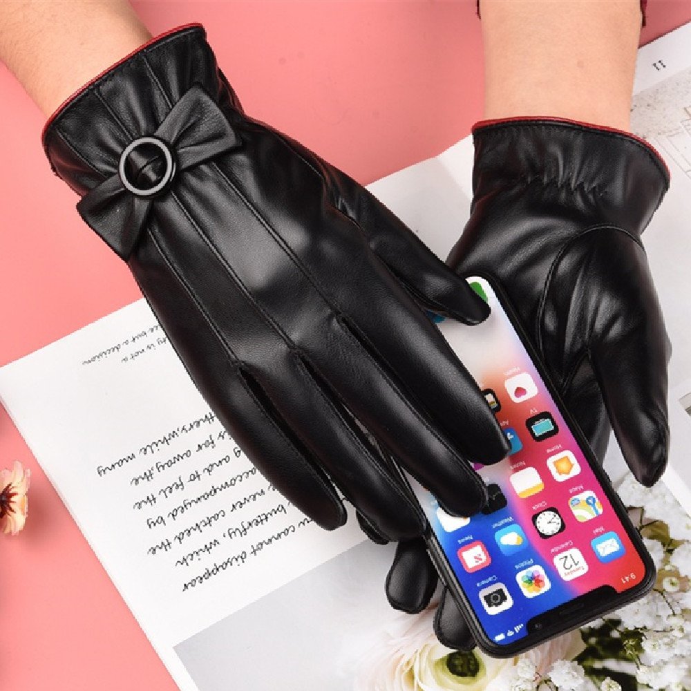 Elegant Women Thickened Warm Winter Gloves - Image 4