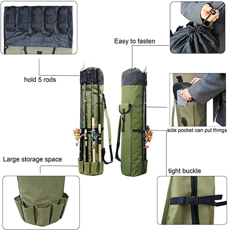 Multifunctional Fishing Rod Carrying Case - Image 5
