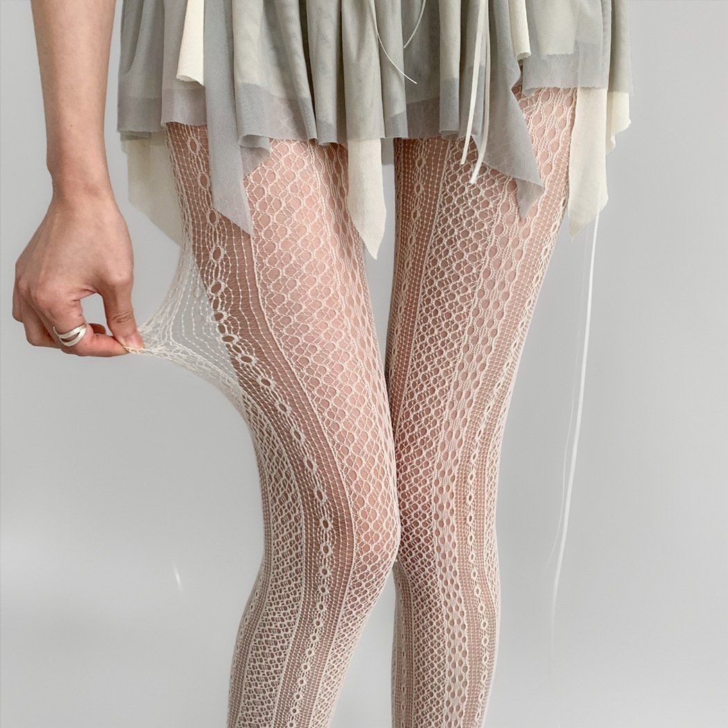Girls Lace Mesh Fashion Stockings Pantyhose - Image 6