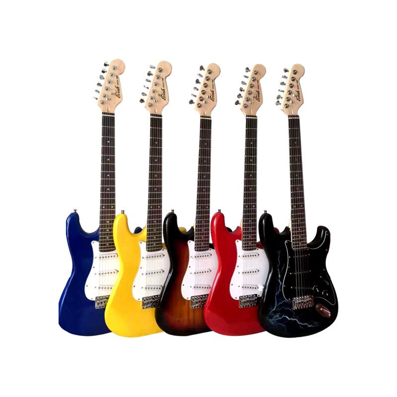 Multicolor Beginner Genuine Electric Guitar - Image 4