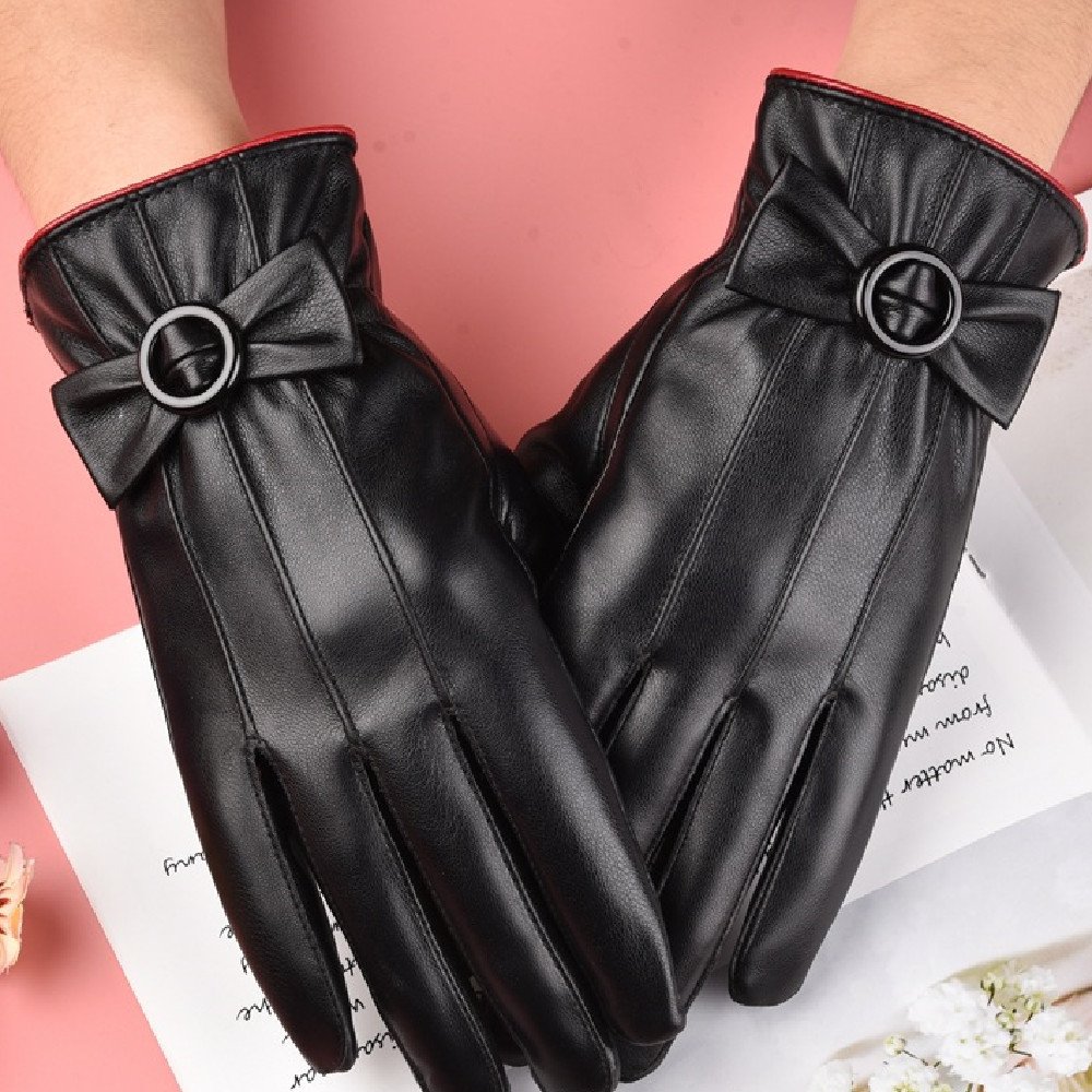 Elegant Women Thickened Warm Winter Gloves - Image 3