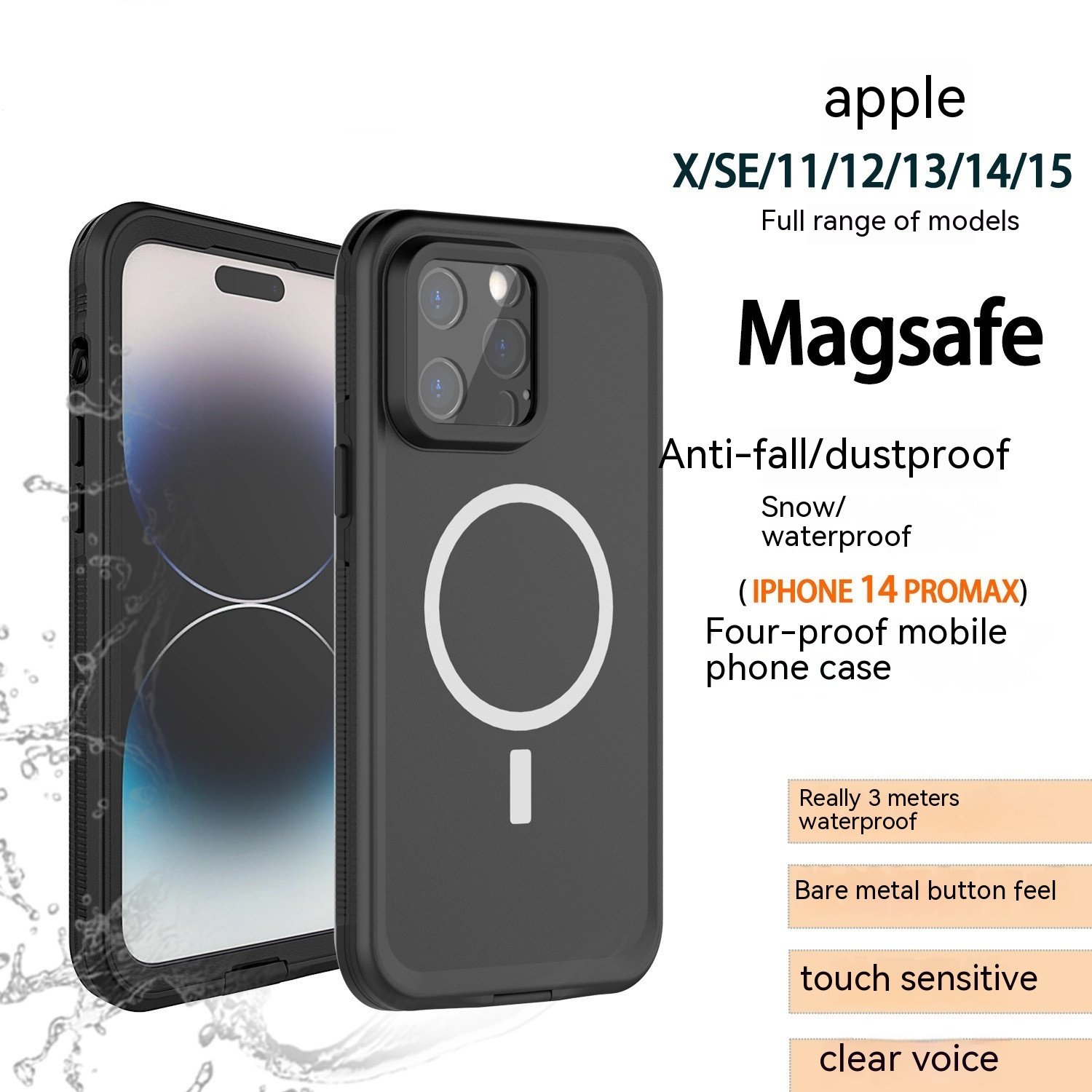 Waterproof Protective Cover Phone Case - Image 3