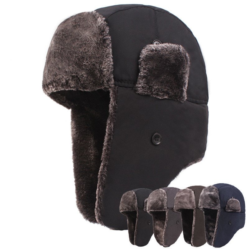 Unisex Thick Winter Worm Velvet Ushanka Cap